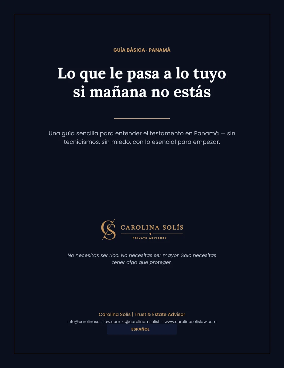 Portada de Lo que le pasa a lo tuyo si mañana no estás