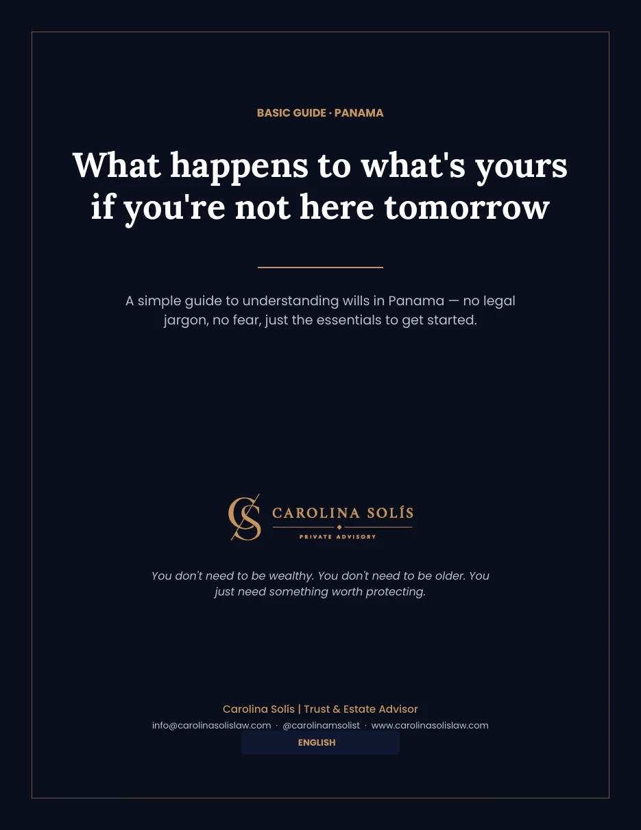 Cover of What happens to what's yours if you're not here tomorrow